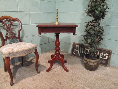 Antique Victorian Mahogany Work Table C1880