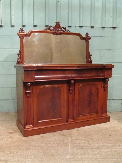 Antique Victorian Mahogany Chiffonier C1880