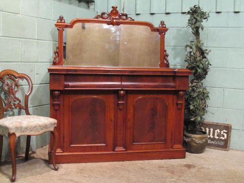 fig 1. ANTIQUE VICTORIAN MAHOGANY CHIFFONIER C1880