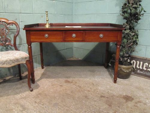 Antique Victorian Mahogany Writing Desk C1860