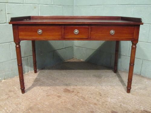 fig 1. ANTIQUE VICTORIAN MAHOGANY WRITING DESK C1860
