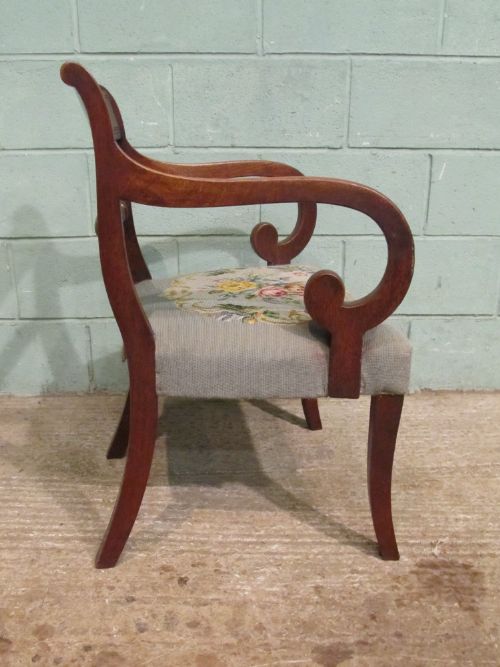 fig 2. ANTIQUE SET SIX REGENCY MAHOGANY DINING CHAIRS C1820