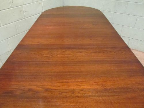Antique Victorian Oak Extending Dining Table C1880 Seats 10-12