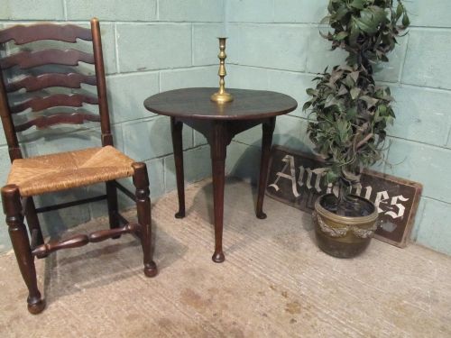Antique 18th Century Joined Oak Cricket Table C1780