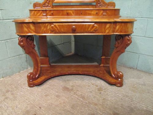 fig 1. ANTIQUE VICTORIAN SATIN BIRCH DUCHESS DRESSING TABLE C1880