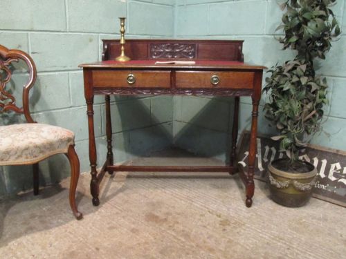 Antique Edwardian Shapland & Petter Oak Desk C1900