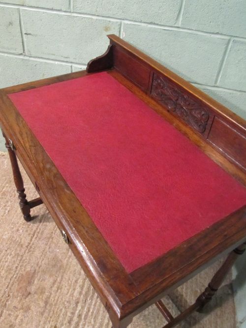 fig 2. ANTIQUE EDWARDIAN SHAPLAND & PETTER OAK DESK C1900