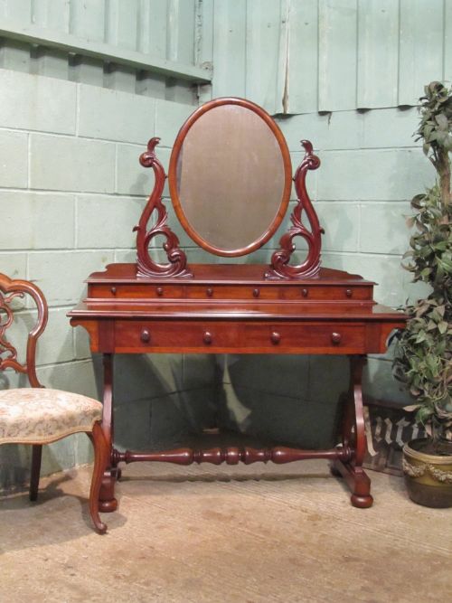 Antique William 1v Mahogany Dressing Table C1830