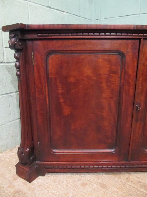 fig 1. ANTIQUE VICTORIAN MAHOGANY CHIFFONIER SIDEBOARD C1880