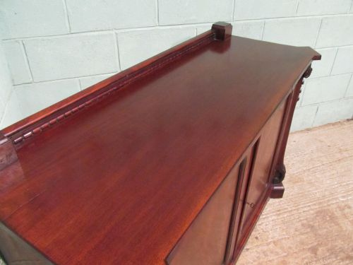fig 2. ANTIQUE VICTORIAN MAHOGANY CHIFFONIER SIDEBOARD C1880
