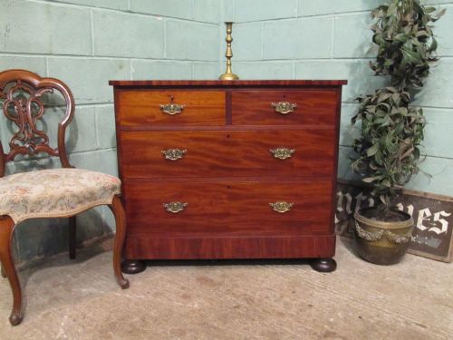 Antique Victorian Mahogany Chest of Drawers C1880