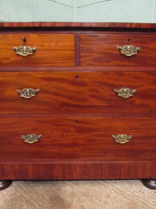 fig 2. ANTIQUE VICTORIAN MAHOGANY CHEST OF DRAWERS C1880