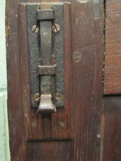 fig 2. ANTIQUE EARLY VICTORIAN JOINED OAK SMALL DOUBLE WARDROBE C1840