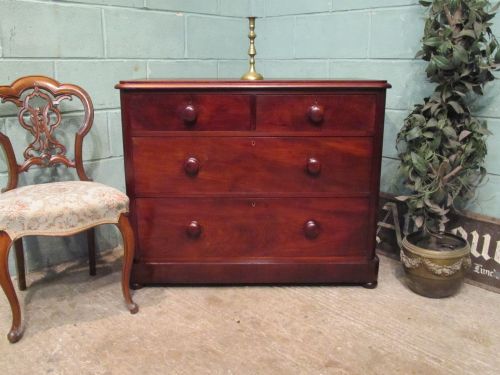 Antique Victorian Mahogany Chest of Drawers C1880