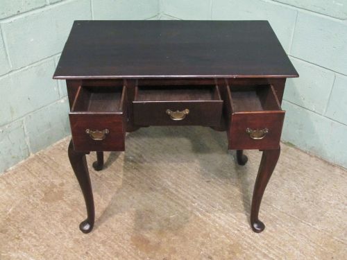 fig 2. ANTIQUE SMALL GEORGIAN OAK LOWBOY C1780