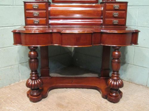 fig 1. ANTIQUE VICTORIAN MAHOGANY DUCHESSE DRESSING TABLE C1880