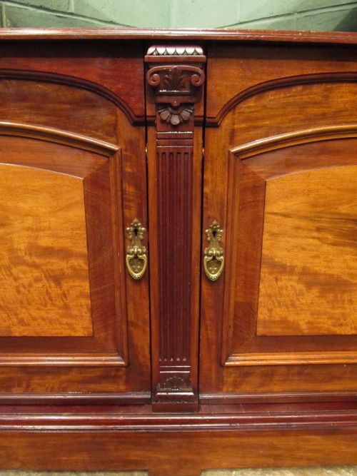 fig 2. ANTIQUE VICTORIAN MAHOGANY BUFFET SIDEBOARD C1880