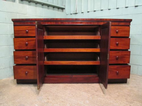 fig 2. ANTIQUE EARLY 19TH CENTURY GENTS MAHOGANY LOW COMPACTUM C1840