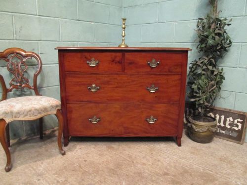Antique Victorian Mahogany Chest of Drawers C1880