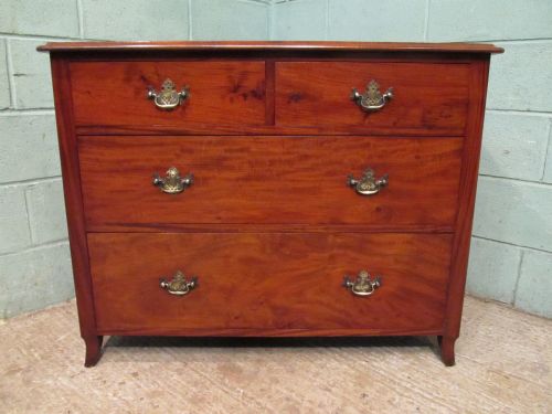 fig 1. ANTIQUE VICTORIAN MAHOGANY CHEST OF DRAWERS C1880