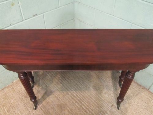 fig 2. ANTIQUE REGENCY MAHOGANY 'D' END HALL CONSOL TABLE C1820