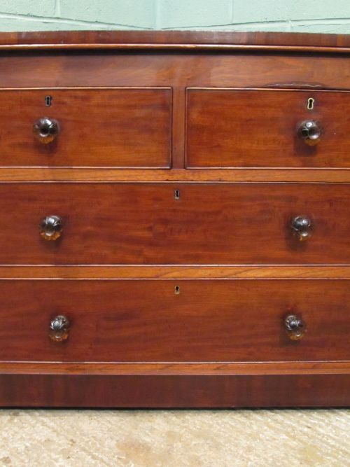 fig 1. ANTIQUE VICTORIAN MAHOGANY CHEST OF DRAWERS C1880