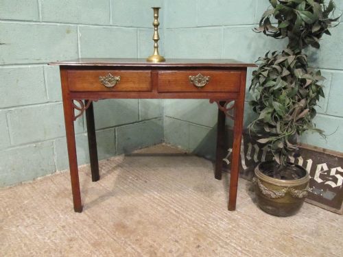 Antique Georgian Oak Side Table C1780