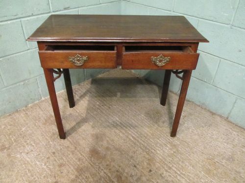 fig 2. ANTIQUE GEORGIAN OAK SIDE TABLE C1780
