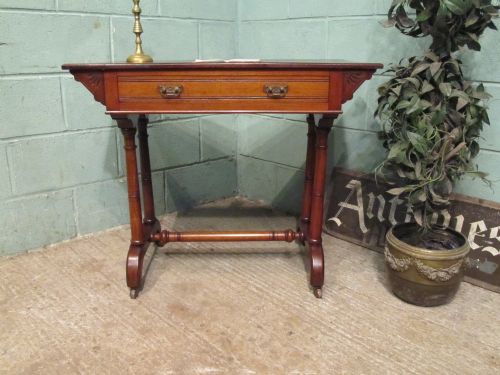 Antique Victorian Mahogany Writing Table C1890