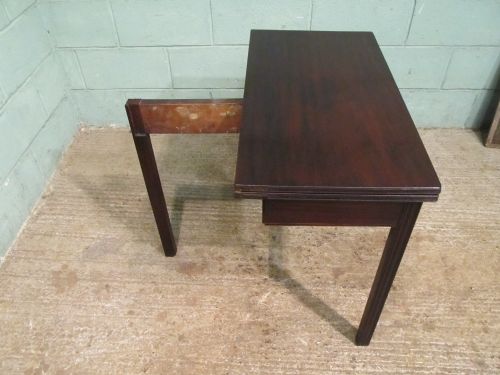 fig 2. ANTIQUE GEORGIAN MAHOGANY FOLD OVER TEA TABLE C1780