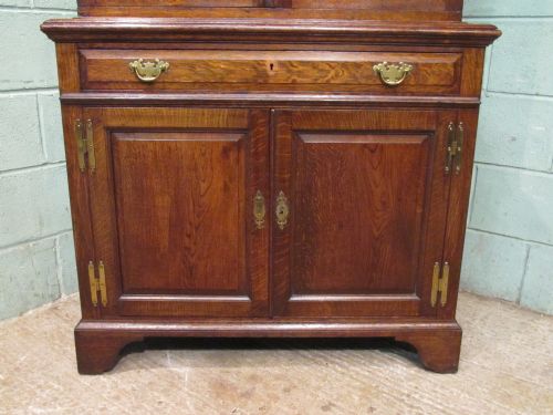 fig 1. ANTIQUE GEORGIAN REGENCY OAK LIBRARY BOOKCASE C1820
