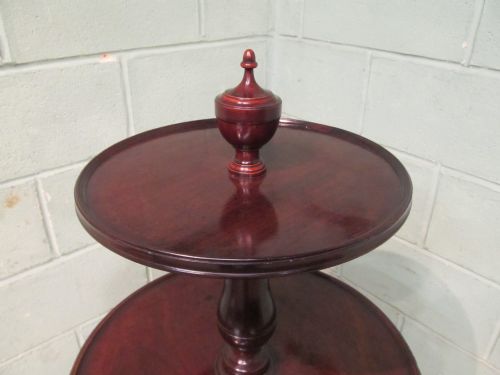 fig 2. ANTIQUE GEORGIAN MAHOGANY ROTATING DUMB WAITER C1790