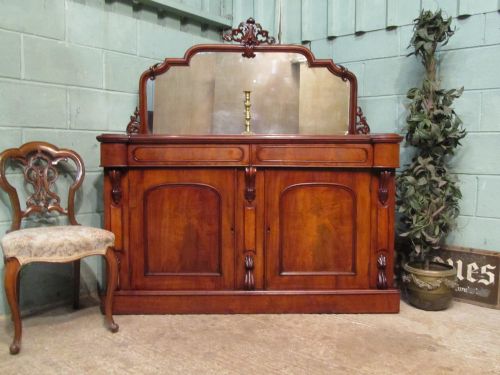 Antique Victorian Mahogany Chiffonier C1880