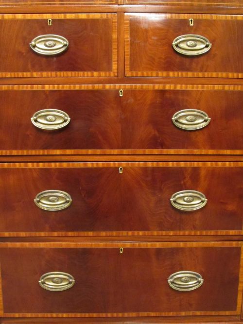 fig 1. ANTIQUE LATE VICTORIAN MAHOGANY WARDROBE COMPACTUM C1890