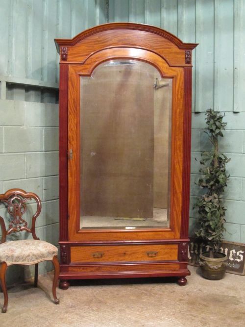 Antique 19th Century Mahogany French Armoire C1880