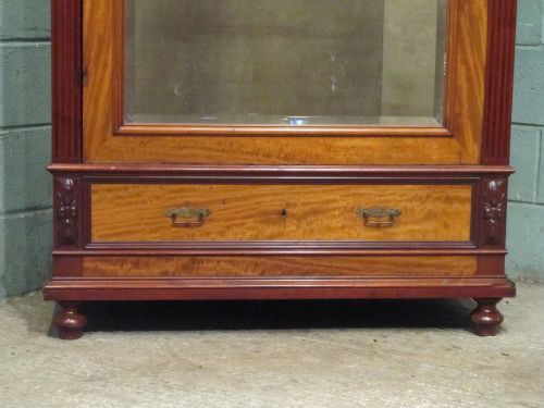 fig 1. ANTIQUE 19TH CENTURY MAHOGANY FRENCH ARMOIRE C1880