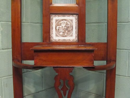fig 2. ANTIQUE VICTORIAN MAHOGANY HALL STAND C1890