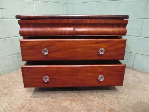 fig 2. ANTIQUE VICTORIAN MAHOGANY CHEST OF DRAWERS C1880