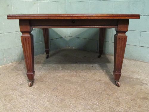 fig 1. ANTIQUE VICTORIAN MAHOGANY EXTENDING DINING TABLE C1880 Seats 8