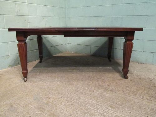 fig 2. ANTIQUE VICTORIAN MAHOGANY EXTENDING DINING TABLE C1880 Seats 8