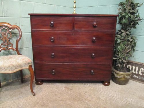 Antique Victorian Mahogany Chest of Drawers C1880