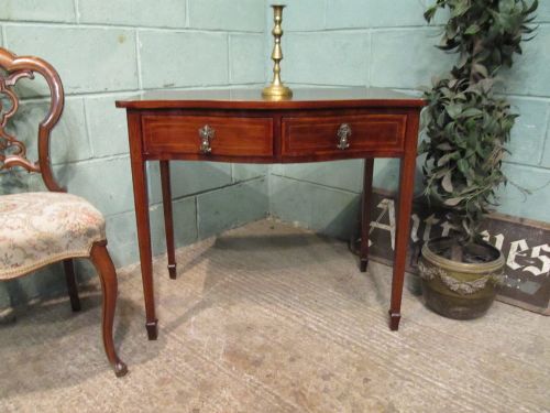 Antique Edwardian Mahogany Side Table C1900