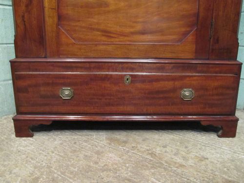 fig 1. ANTIQUE 18TH CENTURY MAHOGANY SINGLE WARDROBE C1780