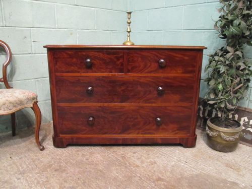 Antique Victorian Mahogany Chest of Drawers C1880