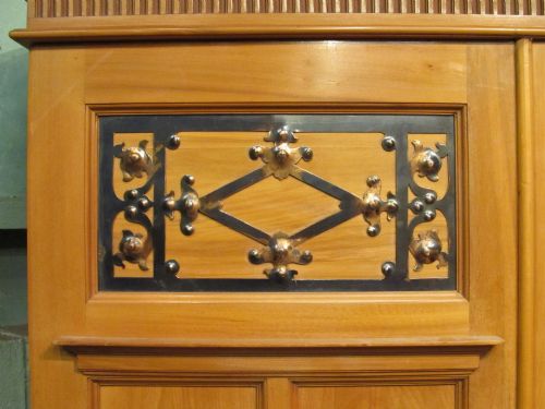 fig 2. ANTIQUE EDWARDIAN SATINWOOD TRIPLE WARDROBE CUMBRIA C1900