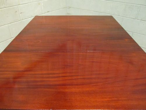 fig 2. ANTIQUE REGENCY MAHOGANY DROP LEAF DINING TABLE SEATS 8 -10 C1820