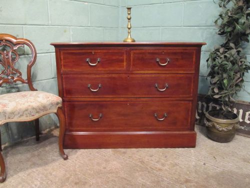 Antique Edwardian Mahogany Chest of Drawers C1900