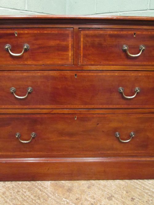 fig 1. ANTIQUE EDWARDIAN MAHOGANY CHEST OF DRAWERS C1900