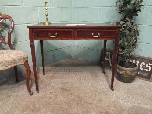 Antique Edwardian Regency Mahogany Writing Table C1900