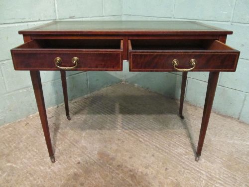 fig 2. ANTIQUE EDWARDIAN REGENCY MAHOGANY WRITING TABLE C1900